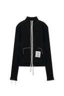 HANDCRAFT SLIM FIT CARDIGAN IN BLACK image 1