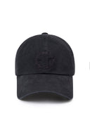WASHED CIRCLE LOGO BALL CAP IN BLACK image 1