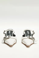 BELTED STILETTO MULE IN IVORY image 2