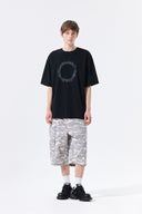 CAMOUFLAGE CARGO BERMUDA PANTS FOR MEN IN GRAY image 9