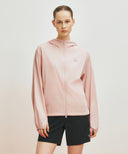 MARITHE SPORT HOODIE WINDBREAKER IN PINK image 1