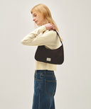 CLASSIC LOGO HOBO BAG IN BROWN image 6
