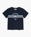 KIDS COASTAL AEROCOOL TEE IN NAVY image 6