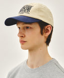 CLASSIC LOGO 6PANEL COLOR BLOCK CAP IN NAVY image 6