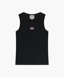W RIBBON CLASSIC LOGO SLEEVELESS IN BLACK image 6
