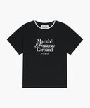 KIDS NECK POINT LETTERING TEE IN BLACK image 6