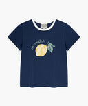 KIDS CITRON RINGER TEE IN BLUE image 6