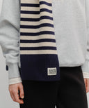 CLASSIC LOGO MUFFLER IN NAVY image 6