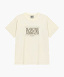 CLASSIC LOGO TEE IN CREAM image 6