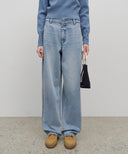 CLASSIC LOGO CANVAS TOTE BAG IN NAVY image 6