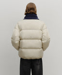 FUZZY SOLID KNIT MUFFLER IN NAVY image 6