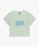 W CLASSIC LOGO CROP TEE IN LIGHT MINT image 6