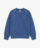OUTLINE CLASSIC LOGO DYEING OVERSIZED SWEATSHIRT IN BLUE image 6