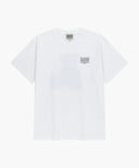 DOODLE BEAR TEE IN WHT/ BEG image 6