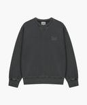 OUTLINE CLASSIC LOGO DYEING OVERSIZED SWEATSHIRT IN CHARCOAL GREY image 6