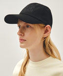 CLASSIC LOGO COVERED CAP IN BLACK image 6