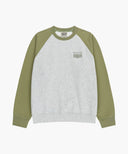 SMALL CLASSIC LOGO COLOR BLOCK SWEATSHIRT IN KHAKI image 6