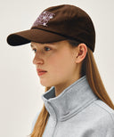 FLOWER CLASSIC LOGO CAP IN BROWN image 6