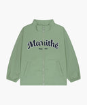 KIDS LETTERING LOGO WINDBREAKER IN KHAKI image 6