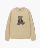 DOODLE BEAR SWEATSHIRT IN BEIGE image 6