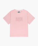 KIDS CLASSIC LOGO DYEING OVERSIZED TEE IN LIGHT PINK image 6