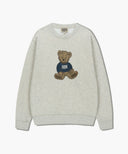 DOODLE BEAR SWEATSHIRT IN OATMEAL image 12