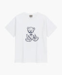 W DOODLE BEAR TEE IN WHITE image 6