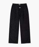 M WIDE RAW DENIM PANTS IN BLACK image 6
