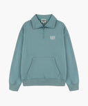 CLASSIC LOGO HALF ZIPUP SWEATSHIRT IN MINT GREY image 6