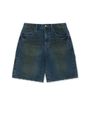 CARPENTER BERMUDA DENIM PANTS IN BLUE image 1