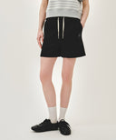 W VINTAGE CLASSIC LOGO SWEAT SHORTS IN BLACK image 11
