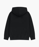 CLASSIC LOGO EMBROIDERY HOODIE IN BLACK BLACK image 7