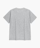CLASSIC LOGO TEE IN HEATHER GREY image 7