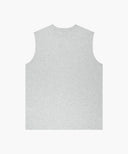 SORONA COOL SMALL CLAASIC LOGO SLEEVELESS IN LIGHT HEATHER GREY