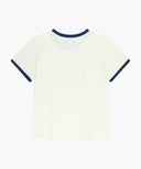 KIDS CITRON RINGER TEE IN IVORY image 7