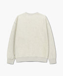 APPLIQUE LOGO OVERSIZED SWEATSHIRT (BRUSHED) IN OATMEAL image 7