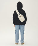 KIDS BEAR CLASSIC LOGO 2WAY SLING BAG IN IVORY image 7