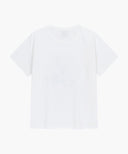 W DOODLE BEAR TEE IN WHITE image 7