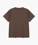 CLASSIC LOGO TEE IN BROWN image 7