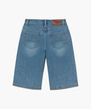 W LONG BERMUDA DENIM PANTS IN LIGHT BLUE image 13