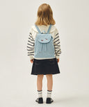 KIDS W DENIM MINI BACKPACK IN LIGHT BLUE image 7