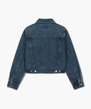 W DENIM TUCK DETAIL JACKET IN LIGHT BLUE image 7