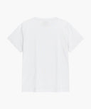 W SMALL REGULAR LOGO TEE IN WHITE image 7