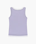 W LAYERED SLEEVELESS IN LAVENDER image 7