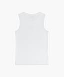 W RIBBON CLASSIC LOGO SLEEVELESS IN WHITE image 7