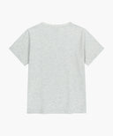 W CLASSIC LOGO TEE IN LIGHT HEATHER GREY image 7