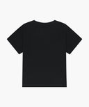 KIDS NECK POINT LETTERING TEE IN BLACK image 7