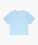 KIDS W BALLET CLASSIC LOGO SEMI CROP TEE IN SKY BLUE image 7