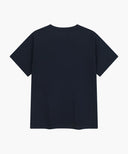 W DOODLE BEAR TEE IN NAVY image 7