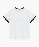 AEROCOOL CRACK CLASSIC LOGO RINGER TEE IN WHITE image 7